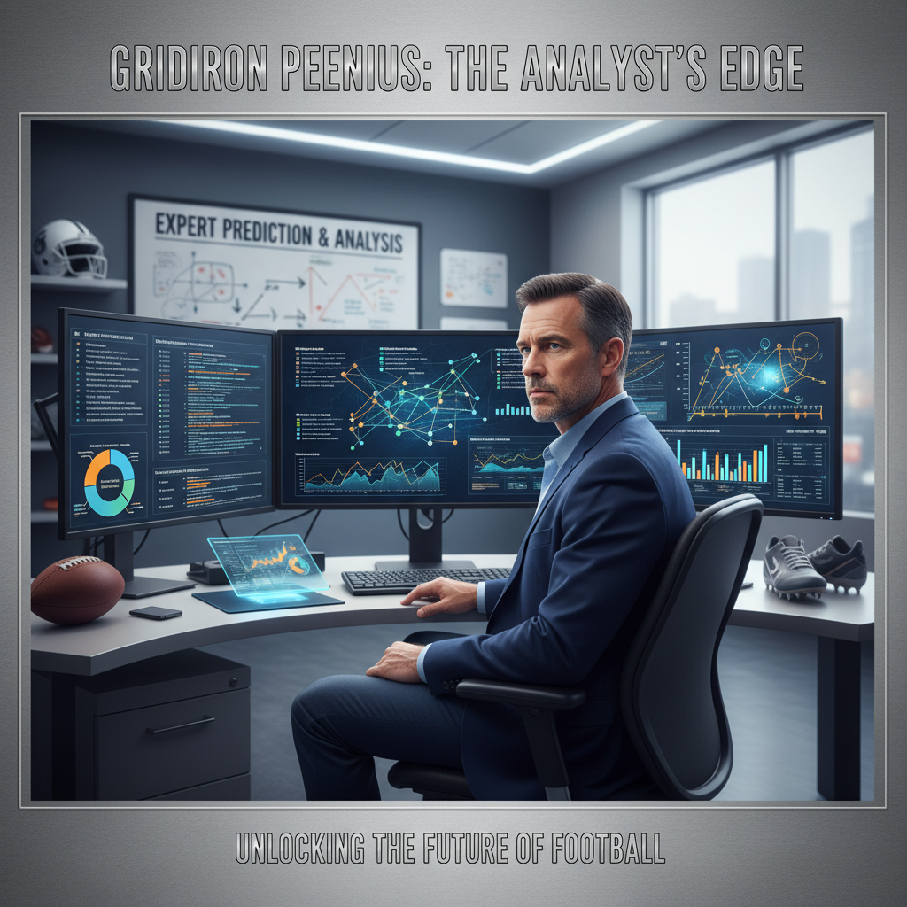 图片ALT文本：专业足球分析师在现代明亮的工作空间内，专注研究多屏幕上的足球比赛统计数据、图表和专家见解，背景隐约可见足球装备和战术白板，体现精准的竞彩足球专家预测分析氛围。