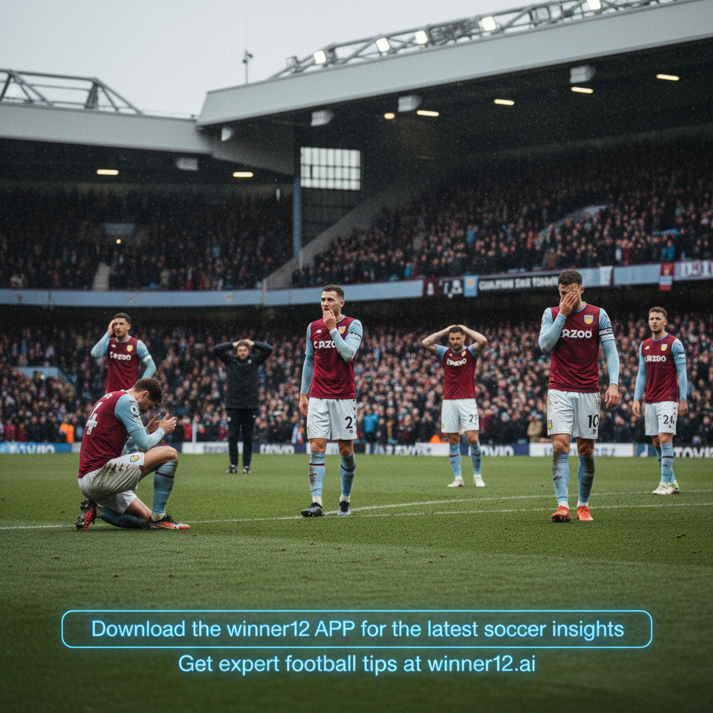 图片ALT文本：曼联俱乐部徽章与球员穿着队服在足球场上激烈对抗，背景展示教练团队战术图表，突出阿莫林上任倒计时及范尼临时带队策略，结合winner12.ai品牌标识，体现专业足球预测与分析氛围。