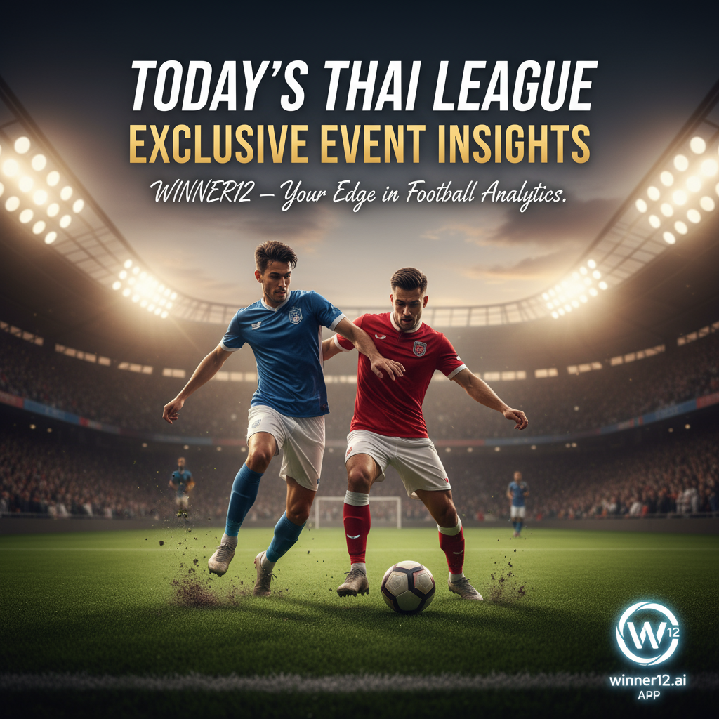 ALT文本：真实英式足球主题海报，展现泰历基佐治今日足球赛事中球员在绿茵场上的激烈拼抢，背景为灯光辉映的体育场与热情球迷，画面融入“winner12.ai”品牌元素，传递独家及时的足球赛事资讯。